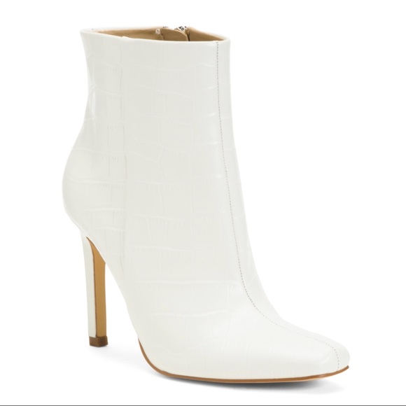 Marc Fisher Shoes - Marc Fisher LTD Croc Embossed Leather Booties